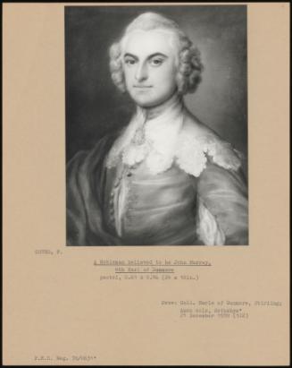 A Nobleman Believed To Be John Murray, 4th Earl Of Dunmore