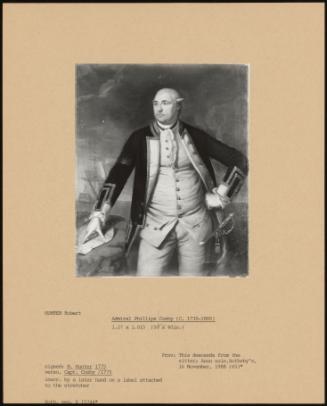 Admiral Phillips Cosby (C. 1730-1800)