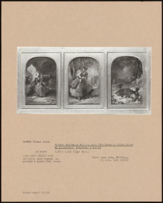 Autumn, Spring And Winter, From 'the Banks Of Allan Water' An Allegorical Trptych, A Sketch