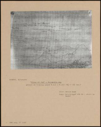 Close Of Day''. Schematic Sky