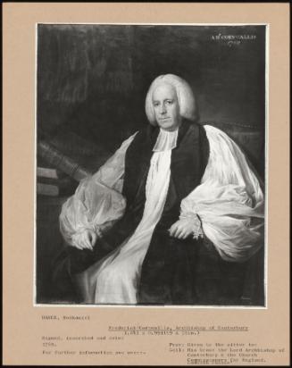 Frederick Cornwallis, Archbishop Of Canterbury