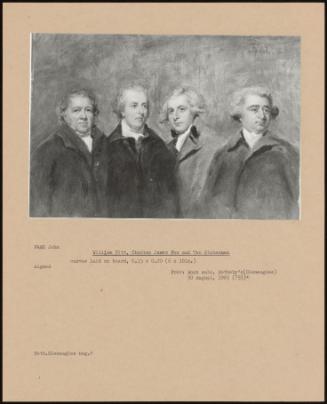 William Pitt, Charles James Fox And Two Statesmen
