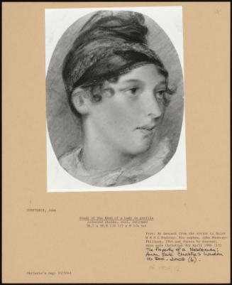 Study Of The Head Of A Lady In Profile