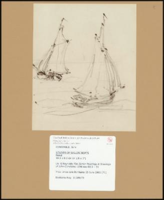 Studies Of Sailing Boats