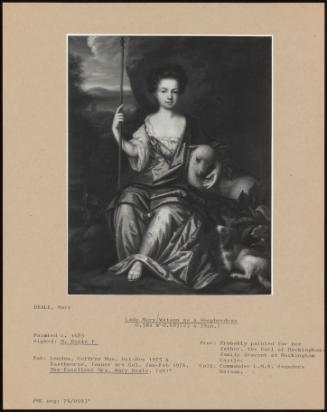 Lady Mary Watson As A Shepherdess