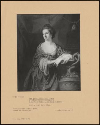 Anne Hales (1736-1795), Widow Of Anthony, Lord Feversham And 3rd Wife Of William, 1st Earl Of Radnor