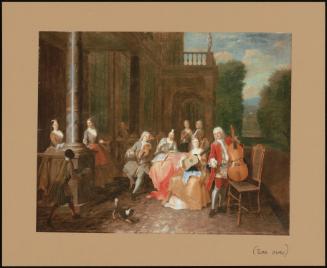 A Musical Party On A Terrace
