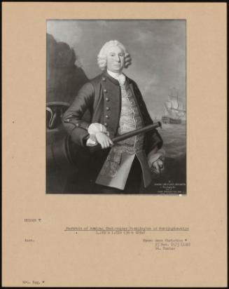 Portrait Of Admiral Christopher Pockington Of Huntingdonshire