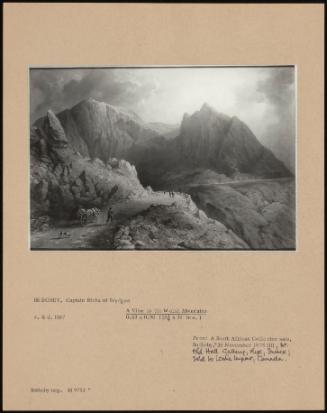 A View In The Welsh Mountains