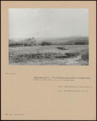 Dryslwyn Castle, Vale Of Towy With Waggon Crossing Field