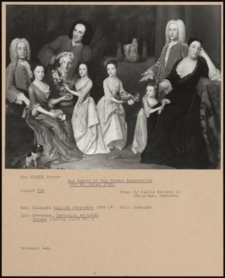 The Family Of Sir Thomas Longueville 4th Bt. (Died 1759)