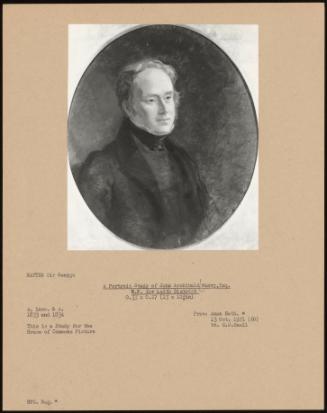 A Portrait Study Of John Archibald Murry, Esq. M. P. For Leith District