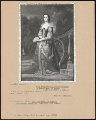 Lady Mary Stanley Second Daughter To Edward, Earl Of Derby.
