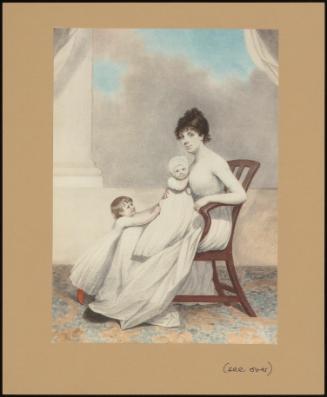 Portrait Of Mrs Phillips And Her Two Children