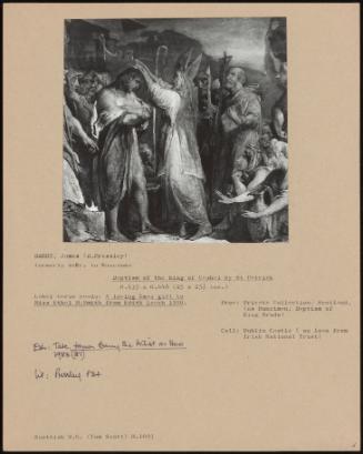 Baptism Of The King Of Cashel By St Patrick