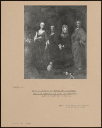 Patrick Mcdonall Of Freugh And Balgregan, His Wife Margaret And Their Two Daughters