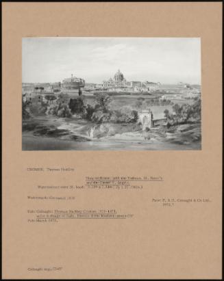 View Of Rome, With The Vatican, St. Peter's And The Castel S. Angelo