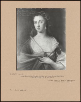 Lady Charlotte Edwin, Sister Of Lady Susan Hamilton