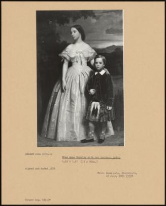 Miss Anne Barclay With Her Brother, Robin