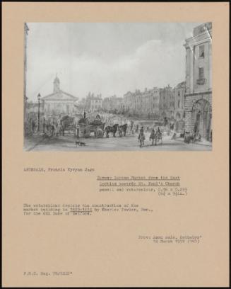 Covent Garden Market From The East Looking Towards St Paul's Church