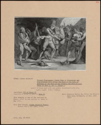 Richard Plantagenet (Later Duke Of Gloucester And King Richard III) Throws The Head Of The Duke Of Somerset At The Feet Of His Father The Duke Of York Henry VI Part 3, Act I, Scene I.