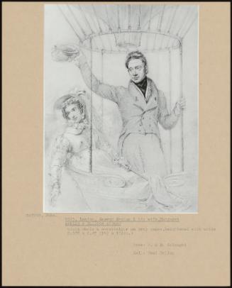 1823, London, George Graham & His Wife Margaret Making A Balloon Ascent