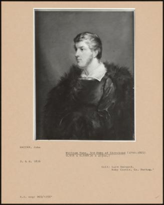 William Vane, 3rd Duke Of Cleveland (1792 -1864)