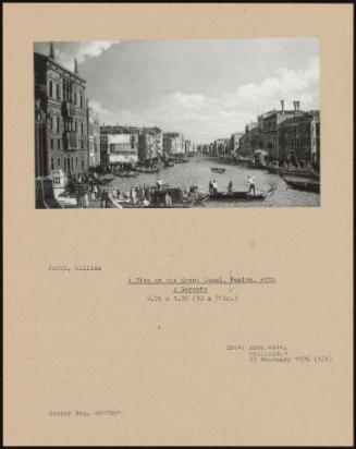 A View On The Grand Canal, Venice, With A Regatta