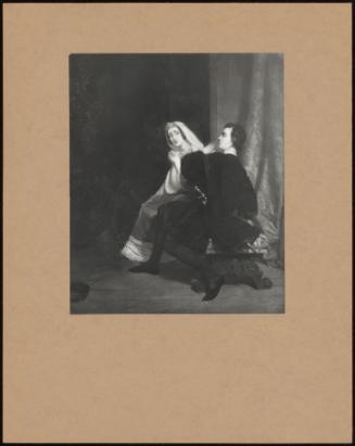 Hamlet And His Mother (Act III, Sc IV) (Mr & Mrs Charles Kean)