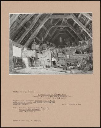 A Scene Inside A Welsh Barn