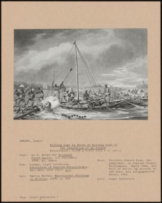 Killing Game In Boats Or Killing Game At The Inundation Of An Island