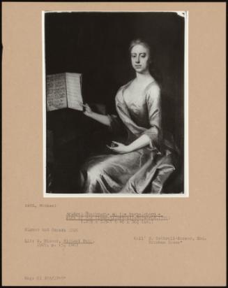 Bridget Sherbourne At The Harpsichord - Wife Of Sir Clement Cottrell-Dormer (D. 1731)