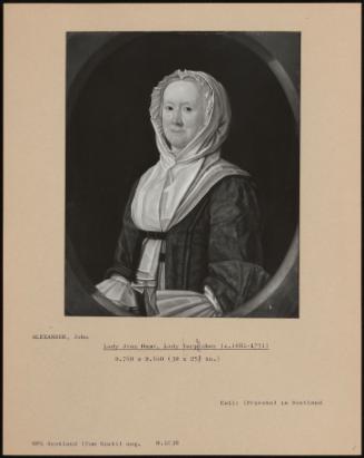 Lady Jean Hume, Lady Torpichen (C.1682-1751)