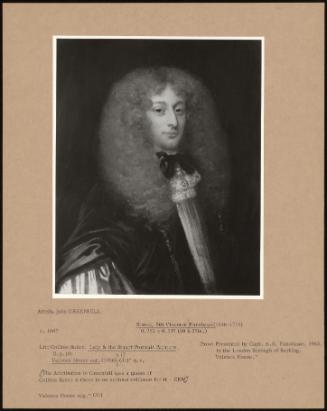 Simon, 5th Viscount Fanshawe (1646 - 1716)