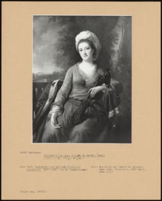 Portrait Of A Lady, Thought To Be Mrs. Wells