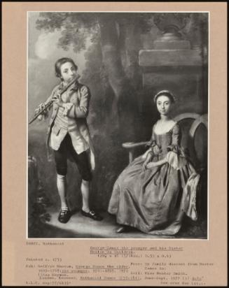 George Dance The Younger And His Sister Hester As Children