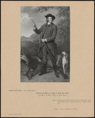 Thomas Nuthall With A Dog And Gun