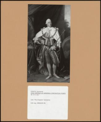 King George III Wearing Coronation Pobes