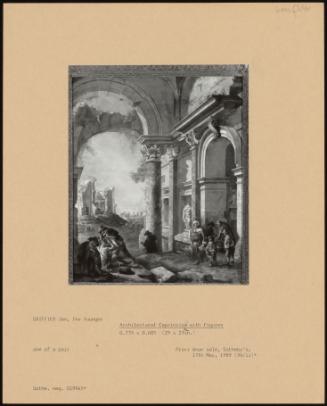 Architectural Capriccio With Figures