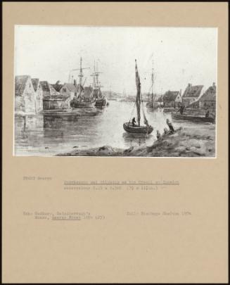 Warehouses And Shipping On The Orwell At Ipswich