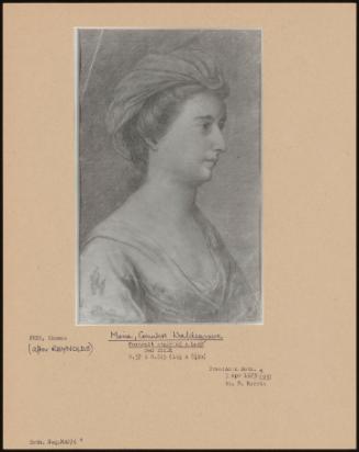 Maria, Countess Waldegrave; Portrait Study Of A Lady