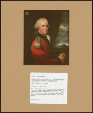 Portrait Of Henry Belasyse, 2nd Earl Of Fauconberg (1743-1802) In Uniform, In A Landscape