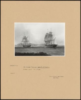 The Barque British Empire Off Whitby