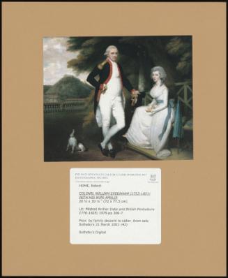 Colonel William Sydenham (1753-1801) With His Wife Amelia