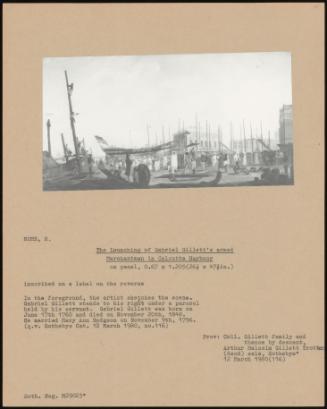 The Launching Of Gabriel Gillett's Armed Merchantman In Calcutta Harbour