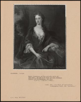 Mary, Countess Of Aylesford, Wife Of 2nd Earl, Daughter & Heir Of Sir Clement Fisher Of Packington, 3rd Bt.