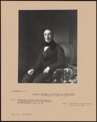 Arthur, 2nd Duke Of Wellington (1807-1884)