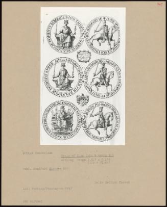 Seals Of King John & Henry Iii