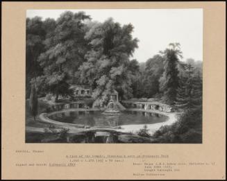 A View Of The Temple, Fountain & Cave I Sezincote Park