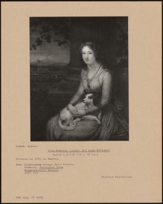 Lady Webster (Later 3rd Lady Holland)